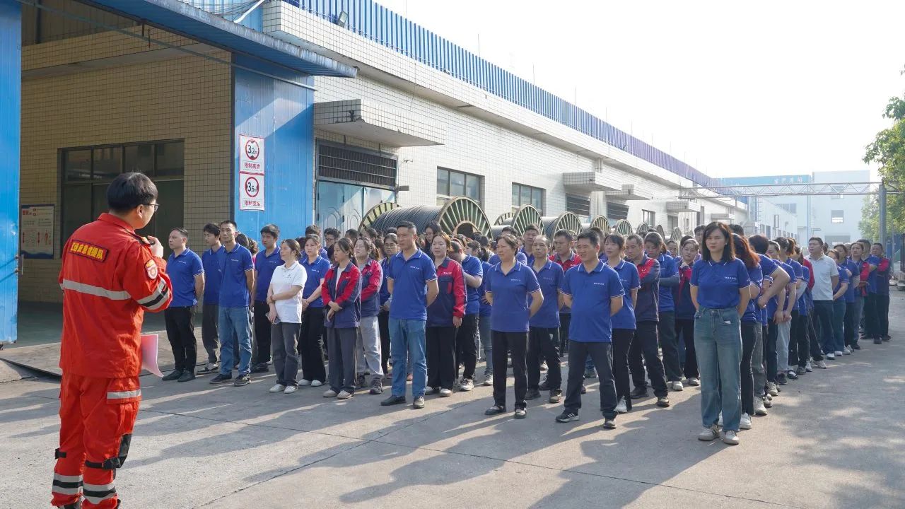 2025年湘聯(lián)電纜消防綜合演習(xí)順利舉行！